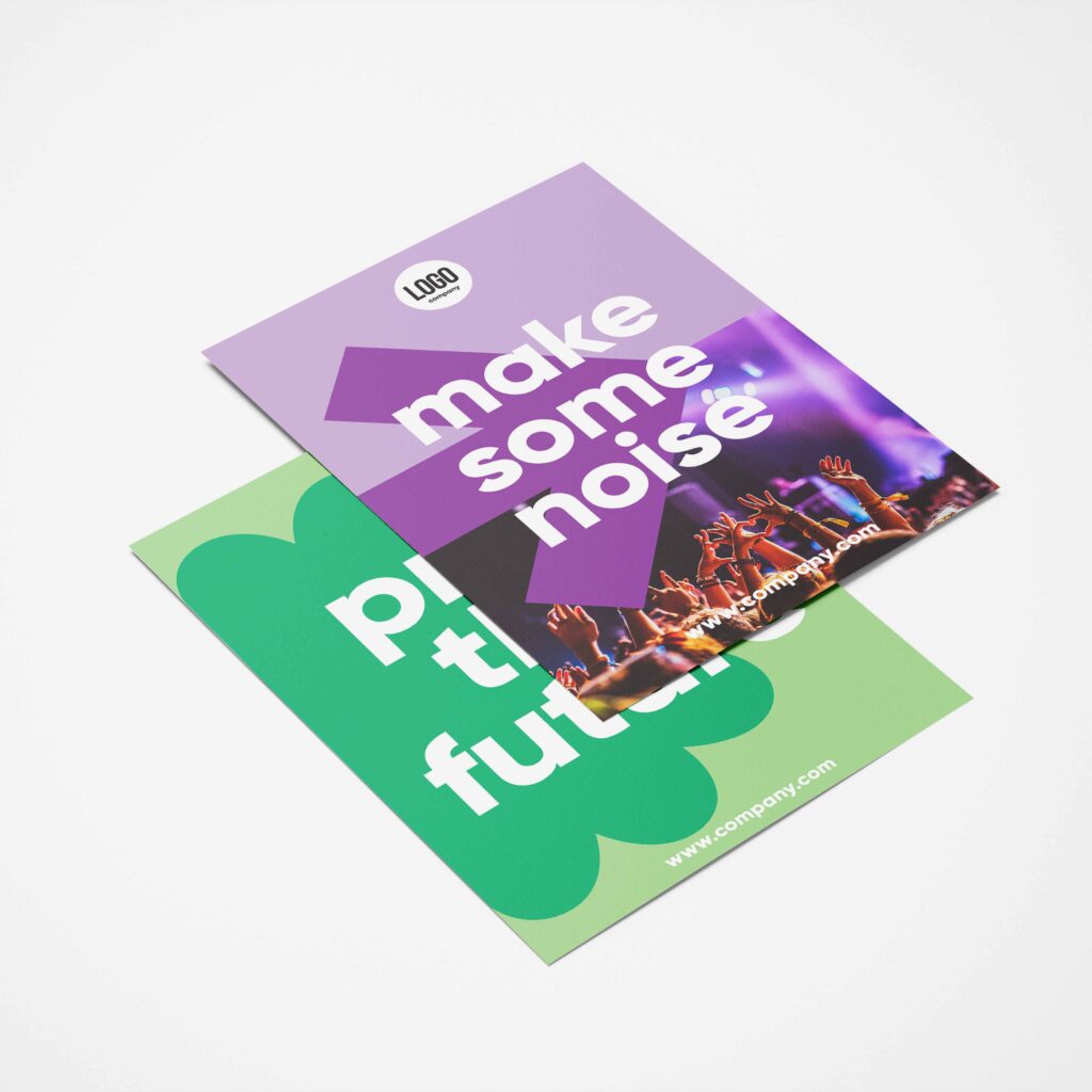 Flyers, passend bij jouw toepassing.